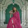 KP 6040 Pink Soft Lilan Slab Saree with Weaving Work Designer Work. Festive Deal ₹1399. Delivery 4-6 Working Days. Shop now. | Sarees, Bollywood Sarees, Creative Sarees, Designer Sarees, Embroidered Sarees, Ethnic Saree, Modern Digital sarees, Party Wear Sarees