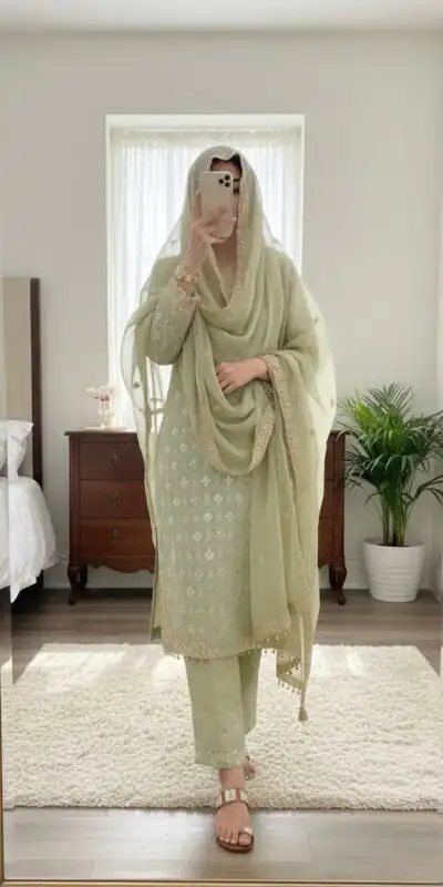 ZSR 3158 Pista in Organza Silk Lace Work & Embroidery Work Salwar Suit . Get it for ₹2399. Delivery 4-6 Working Days. Shop now. | Jump Suits, Tops & Bottoms, Track Suits, Salwar suit, Casual Suits, Creative suits, Designer Suits, Palazzo Suits, Party Wear Suits, Patiala Suits, Straight Suits, Trendy Wear