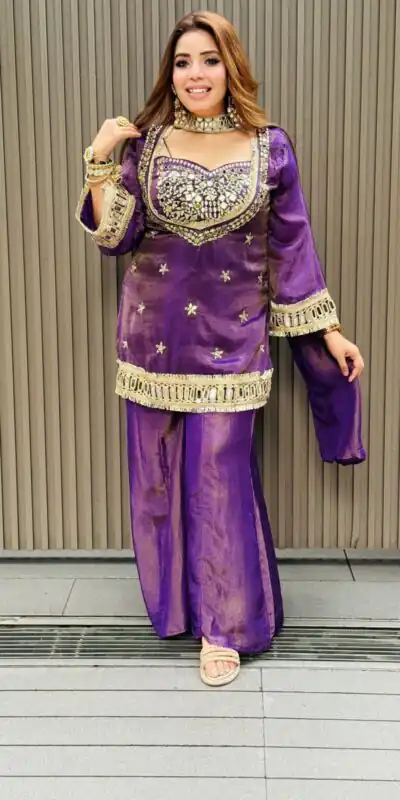 LG 2015 Purple Cosmos Salwar Suit Perfect for Wedding, Party, Karwa Chauth, Eid, Holi – . Exclusive Offer ₹2099. Delivery 4-6 Working Days. Shop now. | Jump Suits, Salwar suit, Casual Suits, Creative suits, Designer Suits, Palazzo Suits, Party Wear Suits, Patiala Suits, Straight Suits