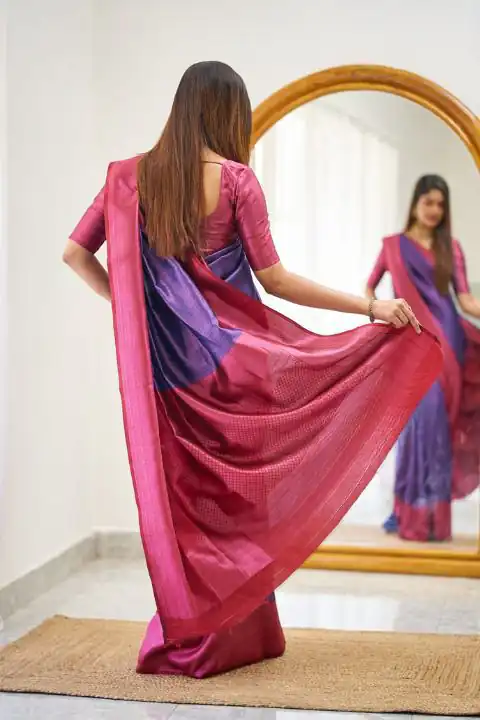 KPR 177 Purple in Soft Lichi Silk Jacquard Work Designer Work Saree . Now at just ₹1449. Delivery 4-6 Working Days. Shop now. | Sarees, Bollywood Sarees, Creative Sarees, Designer Sarees, Embroidered Sarees, Ethnic Saree, Modern Digital sarees, Party Wear Sarees