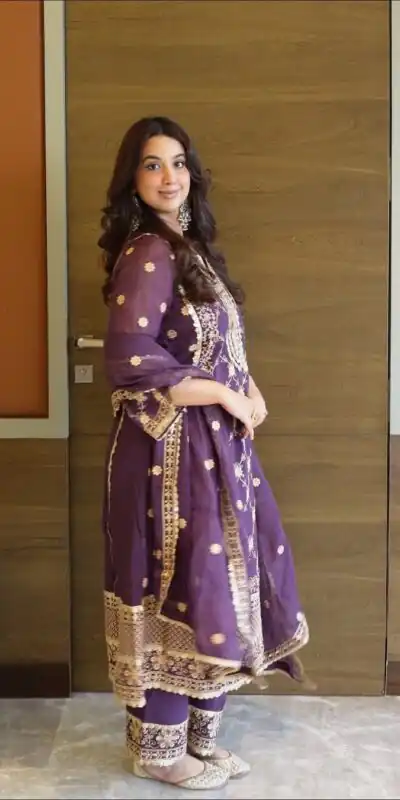 ZSR 3153 Purple in Color Pure Chinnon Embroidery Work Salwar Suit. Special Price ₹2149. Delivery 4-6 Working Days. Shop now. | Jump Suits, Tops & Bottoms, Track Suits, Salwar suit, Casual Suits, Creative suits, Designer Suits, Palazzo Suits, Party Wear Suits, Patiala Suits, Straight Suits, Trendy Wear