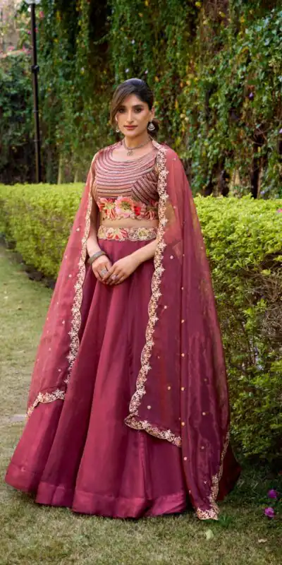 LNB 1445 Rani Pink Chanda Silk Lehenga Choli with Sequins Work & Embroidery Work. Grab it for βΉ3399. Delivery 4-6 Working Days. Shop now. | Lehenga, Bollywood Lehenga, Creative Lehenga, Designer Lehenga, Embroidered Lehenga, Party Wear Lehenga