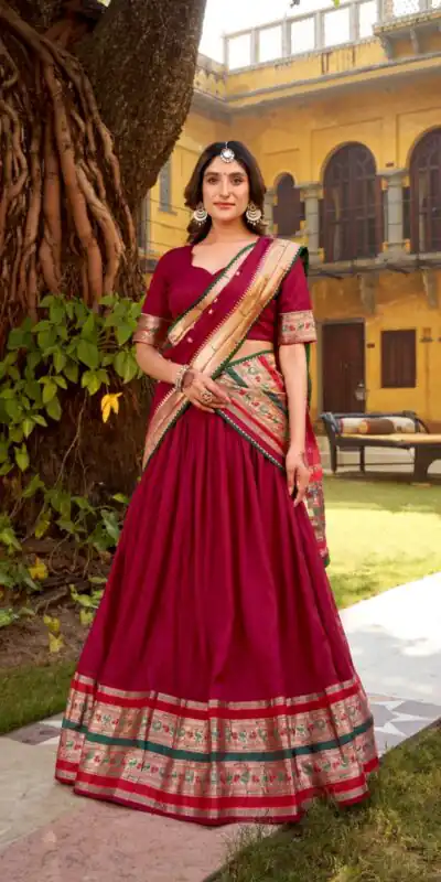 LNB 1903 Rani Pink Chanderi (Naylon) Lehenga Choli Perfect for Wedding, Party, Bridal Wear, Temple Visit, Traditional Day β . Get it for βΉ2499. Delivery | Lehenga, Bollywood Lehenga, Creative Lehenga, Designer Lehenga, Embroidered Lehenga, Party Wear Lehenga