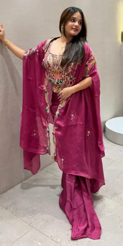 BE 425 Rani Pink Color Rangoli Silk Dhoti Suit with Embroidery Work. Best Price ₹1999. Delivery 4-6 Working Days. Shop now. | Jump Suits, Tops & Bottoms, Track Suits, Salwar suit, Casual Suits, Creative suits, Designer Suits, Palazzo Suits, Party Wear Suits, Patiala Suits, Straight Suits, Trendy Wear