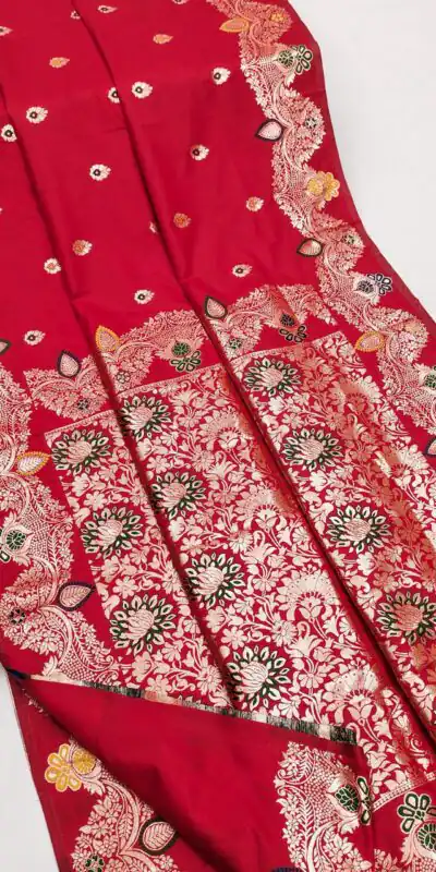 MB 3319 Red Color Banarasi Lace Work Gold Zari Border Saree . Available at ₹1849 only. Delivery 4-6 Working Days. Shop now. | Sarees, Bollywood Sarees, Creative Sarees, Designer Sarees, Embroidered Sarees, Ethnic Saree, Modern Digital sarees, Party Wear Sarees