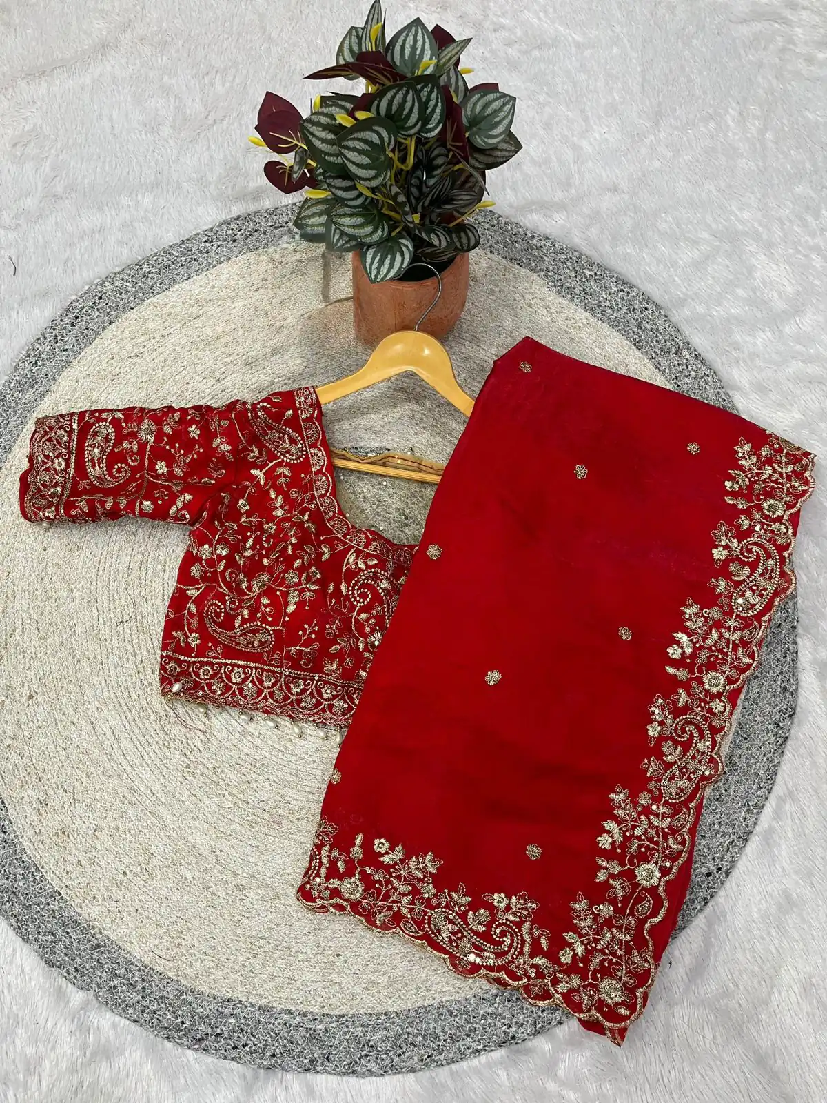 BT 3151 Red Fandy Satin Silk Saree with Sequins Work & Embroidery Work. Get it for ₹1949. Delivery 4-6 Working Days. Shop now. | Sarees, Bollywood Sarees, Creative Sarees, Designer Sarees, Embroidered Sarees, Ethnic Saree, Modern Digital sarees, Party Wear Sarees