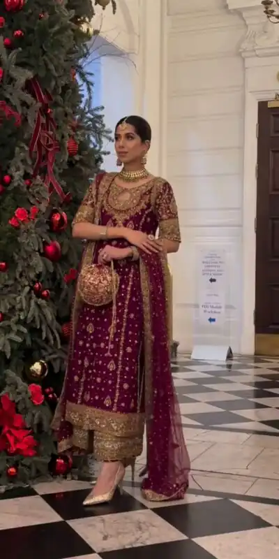 SRK 5231 Red Color Pure Chinnon Silk With Embroidery Sequence Work Salwar Suit Casual, Wedding, Party, Festive, Events Etc.4-6 Working Days@ 2699/-only | Jump Suits, Salwar suit, Casual Suits, Creative suits, Designer Suits, Palazzo Suits, Party Wear Suits, Patiala Suits, Straight Suits