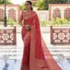 KPR 232 Red Soft Lichi Silk Saree Perfect for Wedding, Party, Anniversary, Sangeet, Baby Shower – . Now at just ₹1399. Delivery 4-6 Working Days. Shop n | Sarees, Bollywood Sarees, Creative Sarees, Designer Sarees, Embroidered Sarees, Ethnic Saree, Modern Digital sarees, Party Wear Sarees