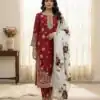SRK 5315 Red Organza SILK Salwar Suit Perfect for Wedding, Party, Lohri, Ethnic Day, Eid – . Affordable Price ₹2499. Delivery 4-6 Working Days. | Jump Suits, Tops & Bottoms, Track Suits, Salwar suit, Casual Suits, Creative suits, Designer Suits, Palazzo Suits, Party Wear Suits, Patiala Suits, Straight Suits, Trendy Wear