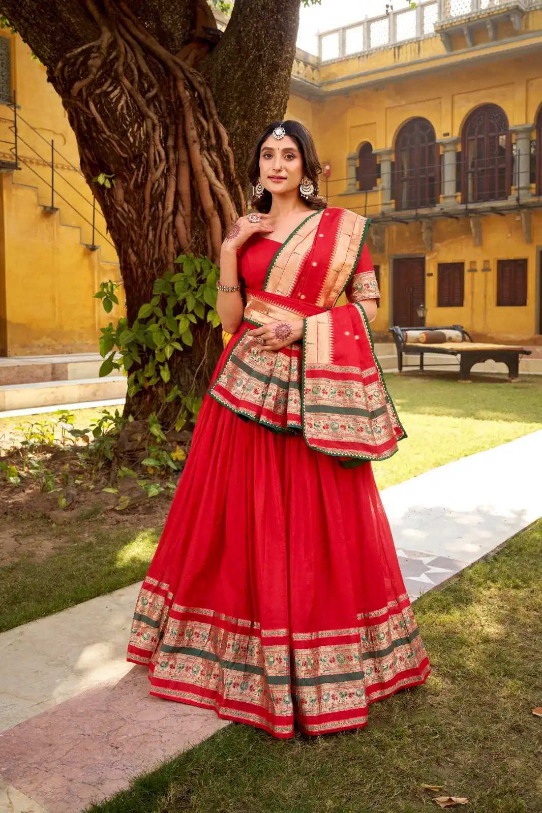 LNB 1903 Red Pure Chanderi (Naylon) Lehenga Choli Perfect for Wedding, Party, Bridal Wear, Temple Visit, Traditional Day – . Get it for ₹2499. Delivery | Lehenga, Bollywood Lehenga, Creative Lehenga, Designer Lehenga, Embroidered Lehenga, Party Wear Lehenga