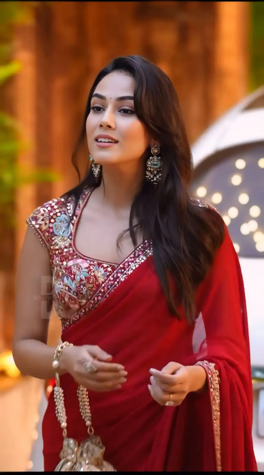 SC 1013 Red Rangoli Silk Saree Perfect for Wedding, Party, Diwali, Onam, Eid – . Get it for ₹1949. Delivery 4-6 Working Days. Shop now. | Sarees, Bollywood Sarees, Creative Sarees, Designer Sarees, Embroidered Sarees, Ethnic Saree, Modern Digital sarees, Party Wear Sarees