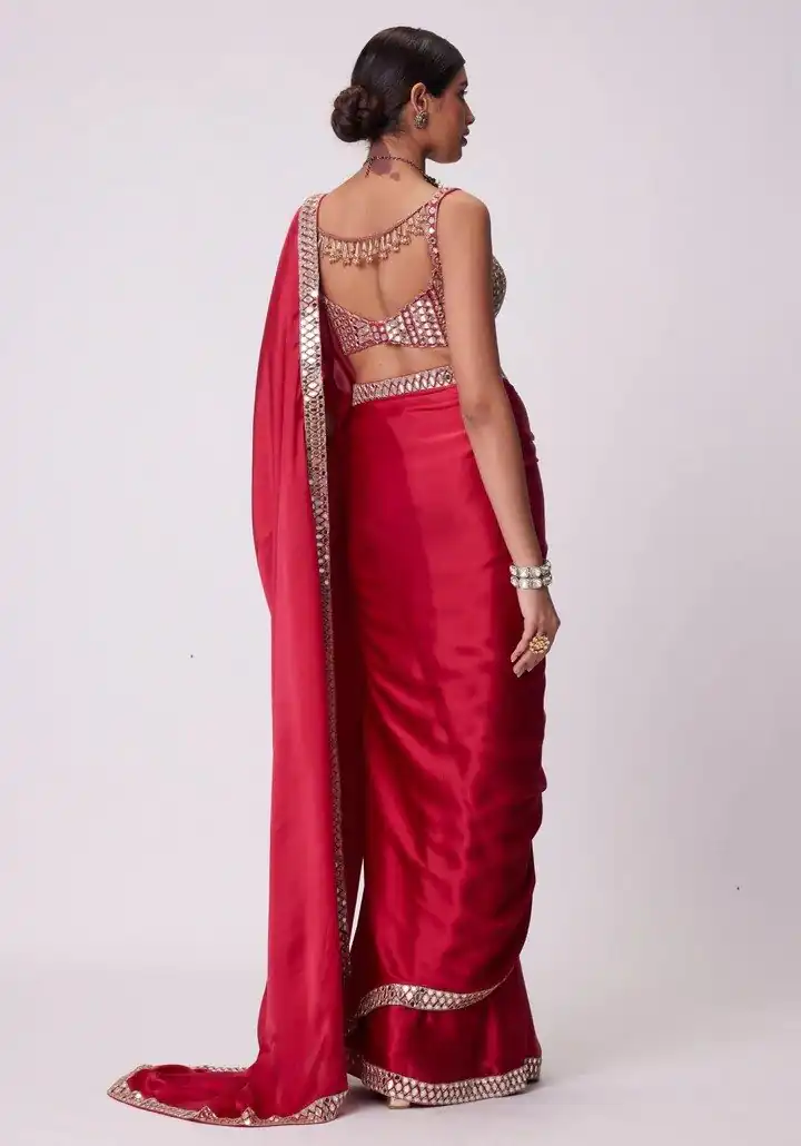 JR 637 Red Rangoli Silk Saree with Mirror Work & Embroidery Work. Exclusive Offer ₹1799. Delivery 4-6 Working Days. Shop now. | Sarees, Bollywood Sarees, Creative Sarees, Designer Sarees, Embroidered Sarees, Ethnic Saree, Modern Digital sarees, Party Wear Sarees