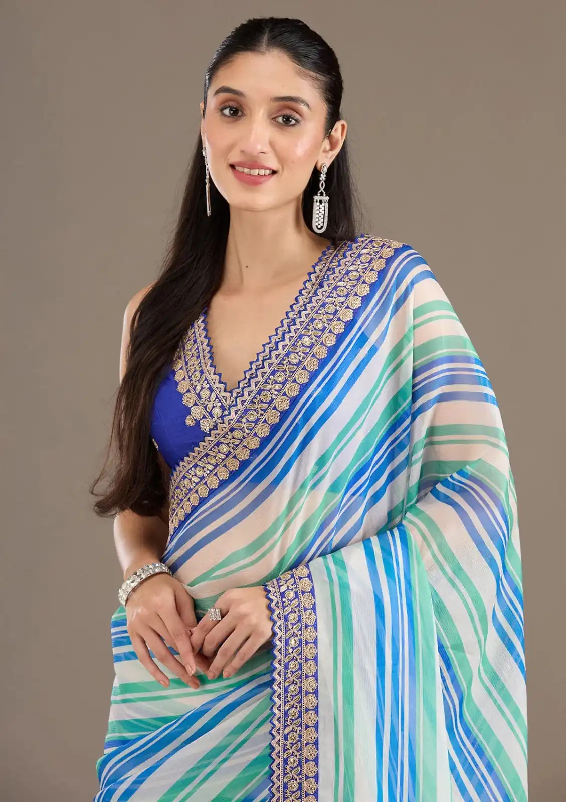 ANX Ritika Royal Blue Chinon Silk Saree Perfect for Wedding, Party, Sangeet, Reception, Onam – . Special Price ₹1899. Delivery 4-6 Working Days. Shop now. | Sarees, Bollywood Sarees, Creative Sarees, Designer Sarees, Embroidered Sarees, Ethnic Saree, Modern Digital sarees, Party Wear Sarees