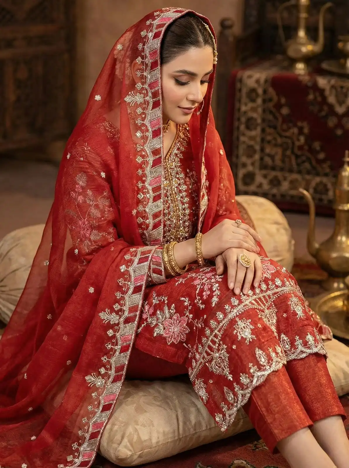 SRK 5321 Rust Crunchy Silk Salwar Suit Perfect for Wedding, Party, Eid, Sangeet, Cultural Events – . Exclusive Offer ₹2499. Delivery 4-6 Working Days. | Jump Suits, Salwar suit, Casual Suits, Creative suits, Designer Suits, Palazzo Suits, Party Wear Suits, Patiala Suits, Straight Suits