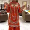 RTC 5896 Rust in Faux Georgette Lace Work Salwar Suit . Wedding, Party, Festive, Events Best Price ₹2399. Delivery 4-6 Working Days. Shop now. | Jump Suits, Tops & Bottoms, Track Suits, Salwar suit, Casual Suits, Creative suits, Designer Suits, Palazzo Suits, Party Wear Suits, Patiala Suits, Straight Suits, Trendy Wear