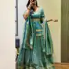 PC 552 Sea Green Color Chinon silk Lehenga Choli with Cut Work. Special Price ₹2499. Delivery 4-6 Working Days. Shop now. | Lehenga, Bollywood Lehenga, Creative Lehenga, Designer Lehenga, Embroidered Lehenga, Party Wear Lehenga