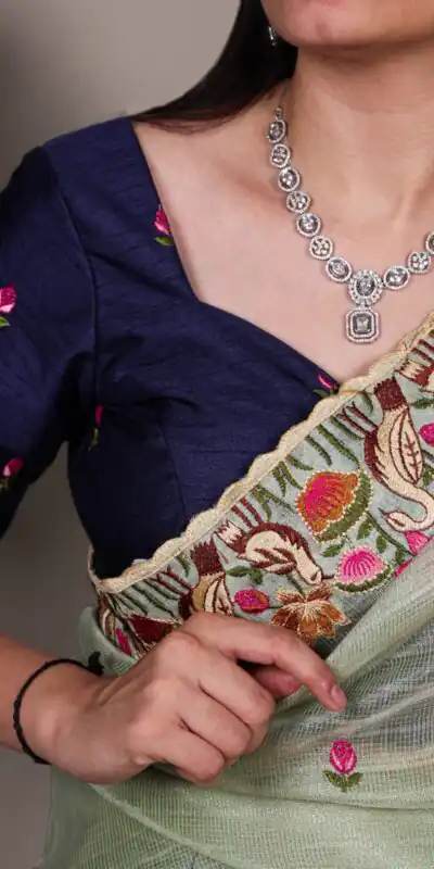 YNF 7400 Sea Green Zari Kota Tissue Saree Perfect for Wedding, Party, Mehendi, Housewarming, Haldi – . Special Price ₹3299. Delivery 4-6 Working Days. | Sarees, Bollywood Sarees, Creative Sarees, Designer Sarees, Embroidered Sarees, Ethnic Saree, Modern Digital sarees, Party Wear Sarees