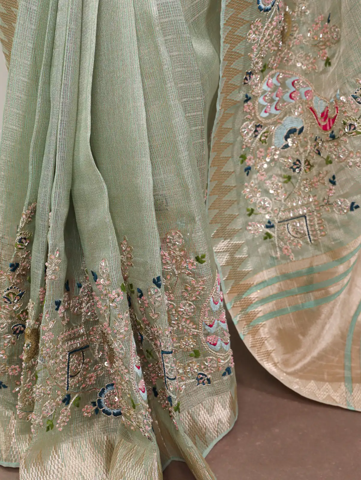 YNF 7401 Sky Blue in Zari Kota Tissue Zari Work & Embroidery Work Saree . Get it for ₹3199. Delivery 4-6 Working Days. Shop now. | Sarees, Bollywood Sarees, Creative Sarees, Designer Sarees, Embroidered Sarees, Ethnic Saree, Modern Digital sarees, Party Wear Sarees