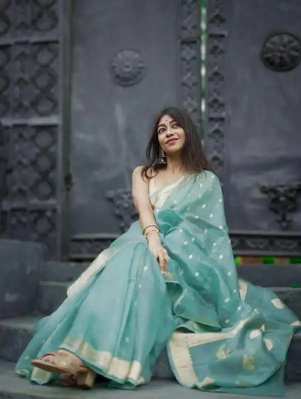 KP 6040 Sky Blue Soft Lilan Slab Saree with Weaving Work Designer Work. Festive Deal ₹1399. Delivery 4-6 Working Days. Shop now. | Sarees, Bollywood Sarees, Creative Sarees, Designer Sarees, Embroidered Sarees, Ethnic Saree, Modern Digital sarees, Party Wear Sarees