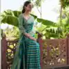 KPR 232 Teal Soft Lichi Silk Saree Perfect for Wedding, Party, Anniversary, Sangeet, Baby Shower – . Now at just ₹1399. Delivery 4-6 Working Days. Shop n | Sarees, Bollywood Sarees, Creative Sarees, Designer Sarees, Embroidered Sarees, Ethnic Saree, Modern Digital sarees, Party Wear Sarees