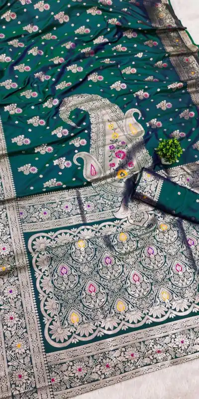 MB 3279 Teal Soft Banarasi Silk Saree with Lace Work & Zari Work. Festive Deal ₹1899. Delivery 4-6 Working Days. Shop now. | Sarees, Bollywood Sarees, Creative Sarees, Designer Sarees, Embroidered Sarees, Ethnic Saree, Modern Digital sarees, Party Wear Sarees