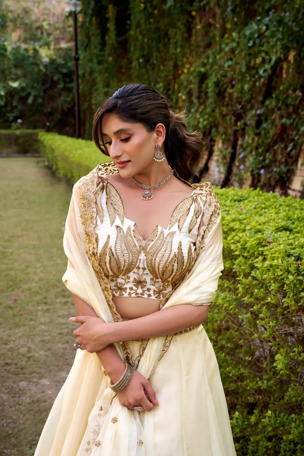 LNB 1445 White Chanda Silk Lehenga Choli with Sequins Work & Embroidery Work. Grab it for ₹3399. Delivery 4-6 Working Days. Shop now. | Lehenga, Bollywood Lehenga, Creative Lehenga, Designer Lehenga, Embroidered Lehenga, Party Wear Lehenga