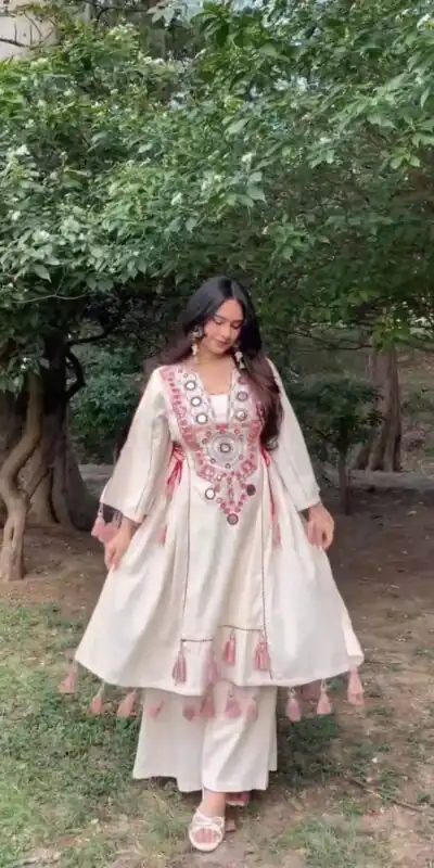 KD 1516 White Rayon Thread With Real Mirror Work Salwar Suit. Wedding, Party, Festive, Events, Best Price ₹1999. Delivery 4-6 Working Days. Shop now. | Jump Suits, Tops & Bottoms, Track Suits, Salwar suit, Casual Suits, Creative suits, Designer Suits, Palazzo Suits, Party Wear Suits, Patiala Suits, Straight Suits, Trendy Wear