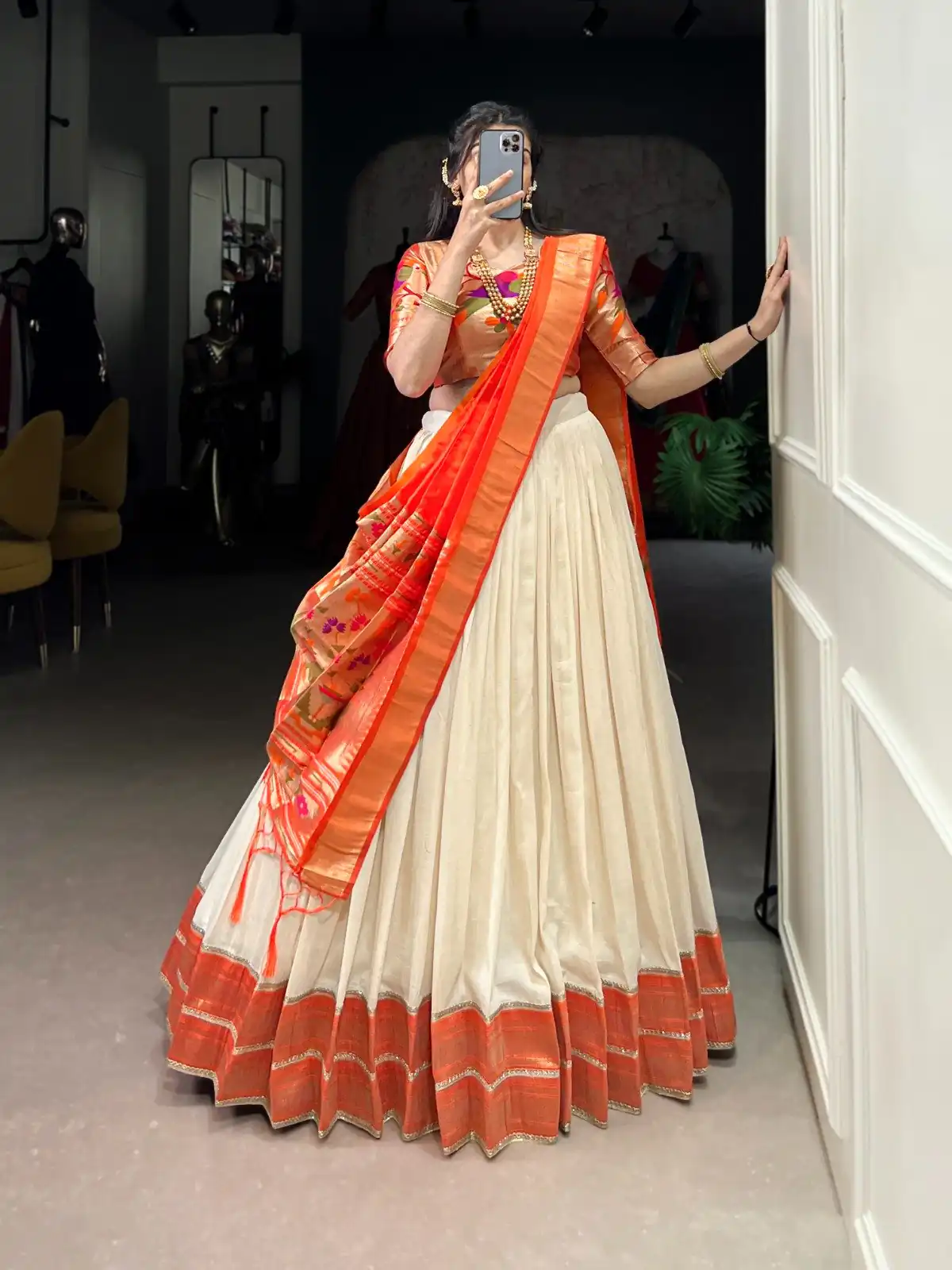 LNB 2007 White Color Vichitra Silk Zari Weaving With Lace Border Lehenga Choli Wedding, Party, Festive, Events Etc. Delivery 4-6 Working Days Rs 2999 | Lehenga, Bollywood Lehenga, Creative Lehenga, Designer Lehenga, Embroidered Lehenga, Party Wear Lehenga