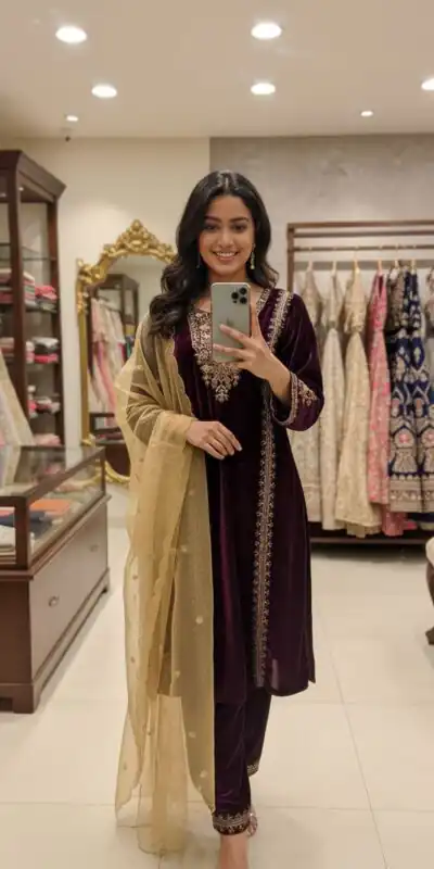 ST 1150 Wine in 9000 Velvet Cut Work & Embroidery Work Salwar Suit . Grab it for ₹1999. Delivery 4-6 Working Days. Shop now. | Jump Suits, Tops & Bottoms, Track Suits, Salwar suit, Casual Suits, Creative suits, Designer Suits, Palazzo Suits, Party Wear Suits, Patiala Suits, Straight Suits, Trendy Wear