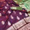 MB 1027 Wine in Banarasi Silk Zari Work & Lace Work Saree . Available at ₹1999 only. Delivery 4-6 Working Days. Shop now. | Sarees, Bollywood Sarees, Creative Sarees, Designer Sarees, Embroidered Sarees, Ethnic Saree, Modern Digital sarees, Party Wear Sarees
