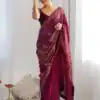 JR 626 Wine Georgette Saree Perfect for Wedding, Party, Eid, Anniversary, Diwali – . Special Price ₹1799. Delivery 4-6 Working Days. Shop now. | Sarees, Bollywood Sarees, Creative Sarees, Designer Sarees, Embroidered Sarees, Ethnic Saree, Modern Digital sarees, Party Wear Sarees
