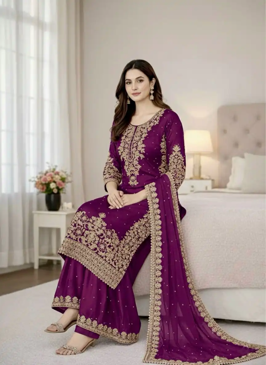 SSR 535 Wine Color in Organza Silk Embroidery Work Salwar Suit . Available at ₹2399 only. Delivery 4-6 Working Days. Shop now. | Jump Suits, Tops & Bottoms, Track Suits, Salwar suit, Casual Suits, Creative suits, Designer Suits, Palazzo Suits, Party Wear Suits, Patiala Suits, Straight Suits, Trendy Wear