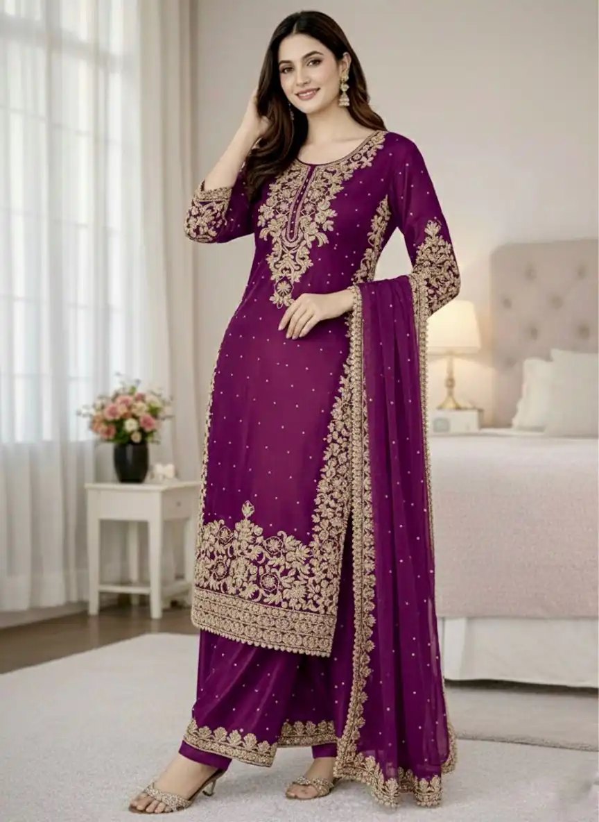 SSR 535 Wine Color in Organza Silk Embroidery Work Salwar Suit . Available at ₹2399 only. Delivery 4-6 Working Days. Shop now. | Jump Suits, Tops & Bottoms, Track Suits, Salwar suit, Casual Suits, Creative suits, Designer Suits, Palazzo Suits, Party Wear Suits, Patiala Suits, Straight Suits, Trendy Wear