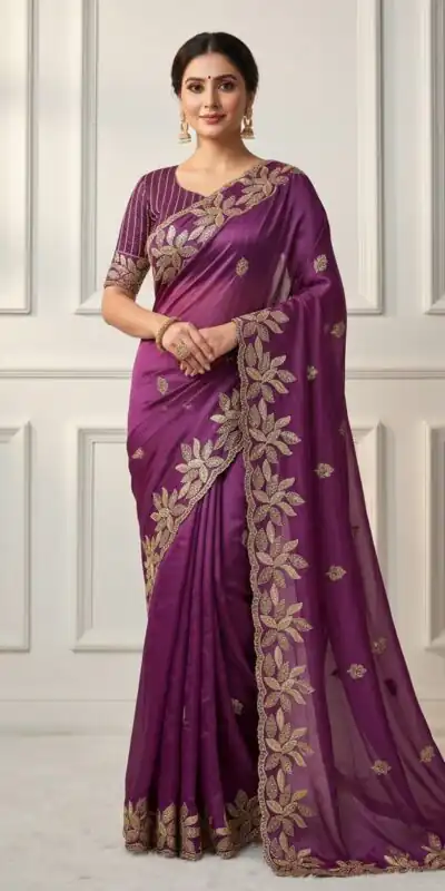 JR 656 Wine Soft Organza Silk Saree Perfect for Wedding, Party, Durga Puja, Baisakhi, Temple Visit – . Affordable Price ₹1799. Delivery 4-6 Working D | Sarees, Bollywood Sarees, Creative Sarees, Designer Sarees, Embroidered Sarees, Ethnic Saree, Modern Digital sarees, Party Wear Sarees
