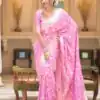 KPR 208 Baby Pink in Color Soft Lichi Silk Designer Work Saree . Available at ₹1399 only. Delivery 4-6 Working Days. Shop now. | Sarees, Bollywood Sarees, Creative Sarees, Designer Sarees, Embroidered Sarees, Ethnic Saree, Modern Digital sarees, Party Wear Sarees