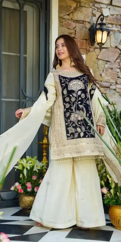 AD 221 Black in Glass Organza Silk. Lace Work & Embroidery Work Salwar Suit Affordable Price ₹2599. Delivery 4-6 Working Days. Shop now. | Jump Suits, Salwar suit, Casual Suits, Creative suits, Designer Suits, Palazzo Suits, Party Wear Suits, Patiala Suits, Straight Suits