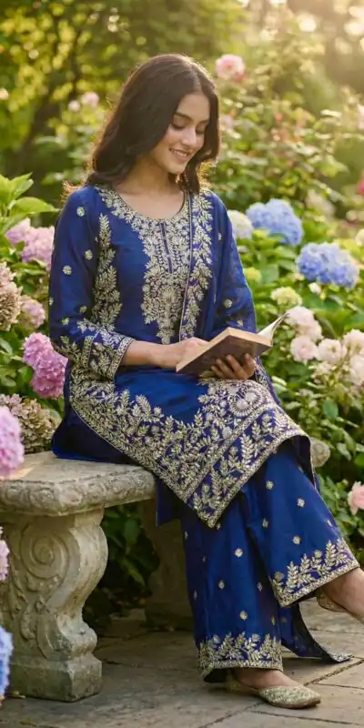 SRK 5316 Blue Organza Silk Salwar Suit Perfect for Wedding, Party, Makar Sankranti, Eid, Durga Puja – . Affordable Price ₹2149. Delivery 4-6 Workin | Jump Suits, Tops & Bottoms, Track Suits, Salwar suit, Casual Suits, Creative suits, Designer Suits, Palazzo Suits, Party Wear Suits, Patiala Suits, Straight Suits, Trendy Wear