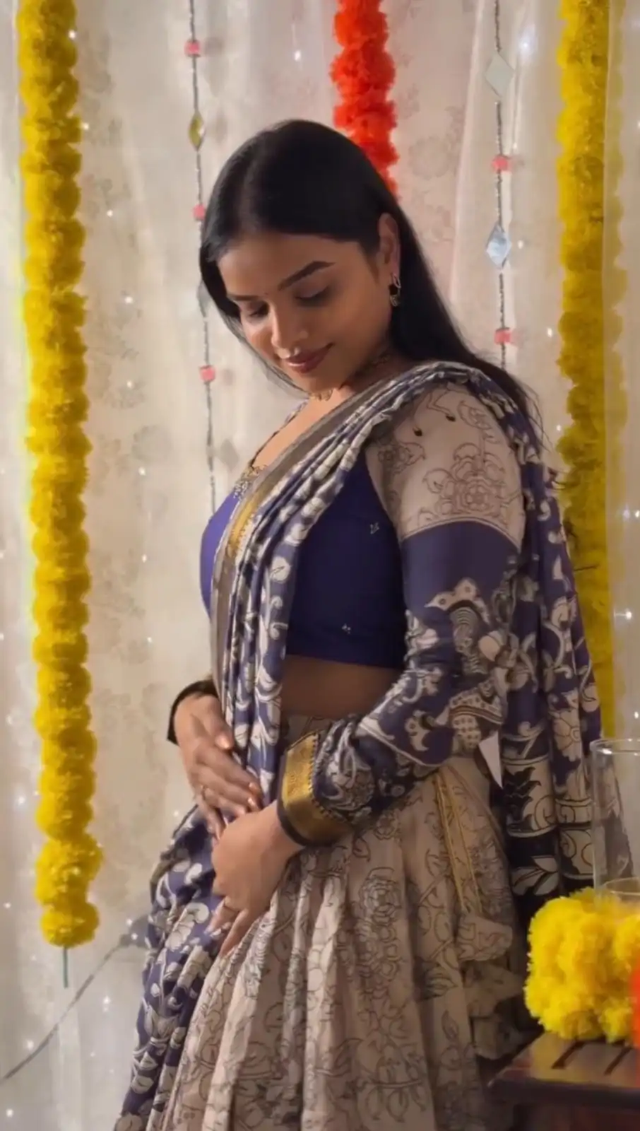 PC 562 Blue in Rion Cotton Kalamkari Print Lehenga Choli . Wedding, Party, Festive, Events, Now at just ₹2149. Delivery 4-6 Working Days. Shop now. | Lehenga, Bollywood Lehenga, Creative Lehenga, Designer Lehenga, Embroidered Lehenga, Party Wear Lehenga