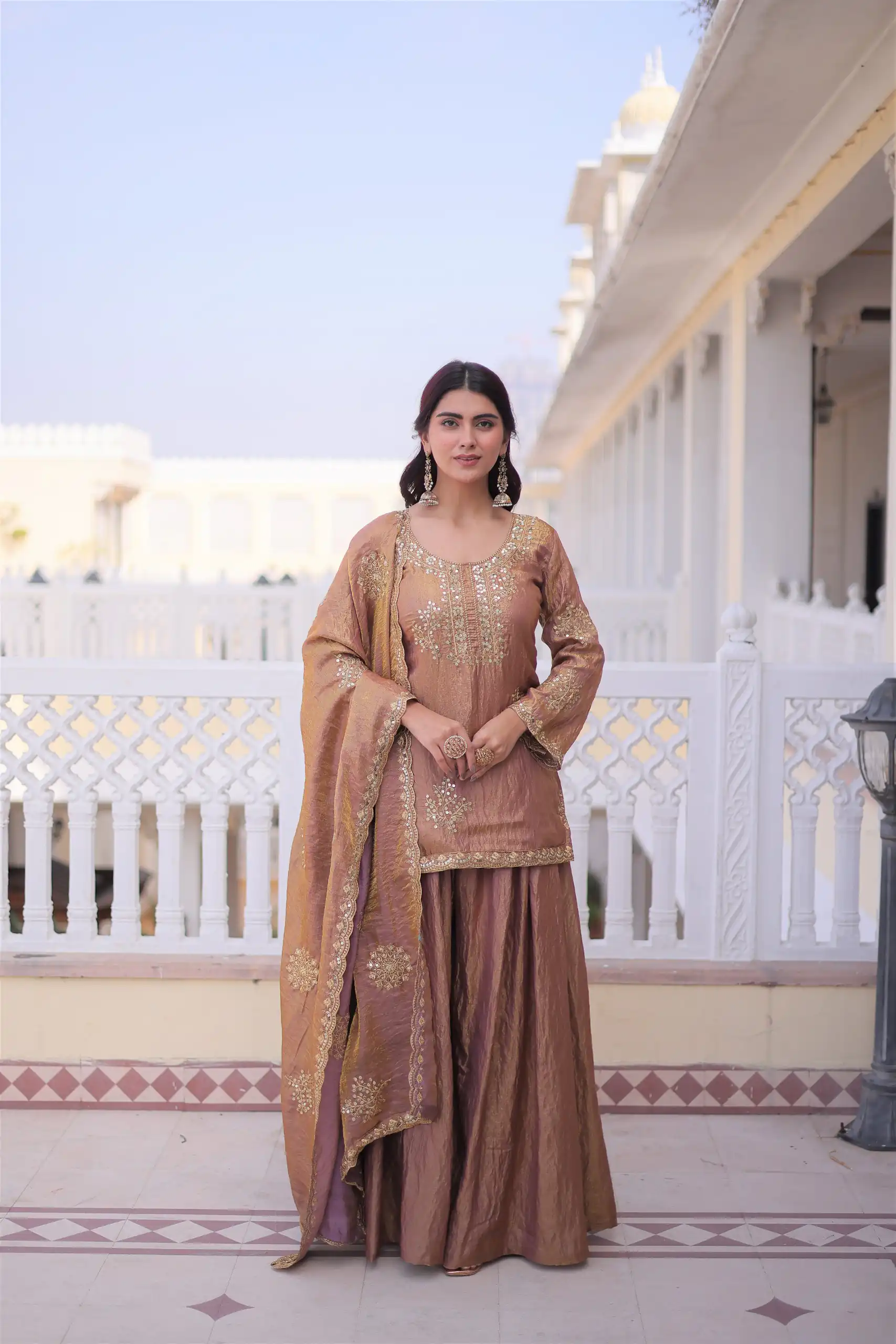 KA 1229 Brown Fendi Crush Salwar Suit Perfect for Wedding, Party, Onam, Temple Visit, Traditional Day – . Best Price ₹2399. Delivery 4-6 Working Days. | Jump Suits, Salwar suit, Casual Suits, Creative suits, Designer Suits, Palazzo Suits, Party Wear Suits, Patiala Suits, Straight Suits