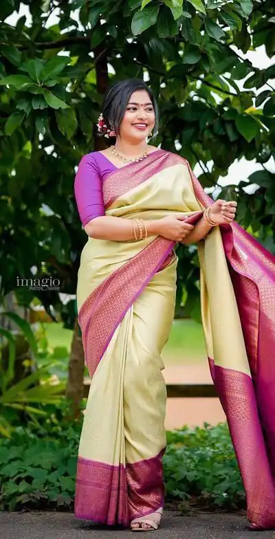 KPR 149 Cream in Soft Lichi Silk Lace Work & Lace Border Saree. Affordable Price ₹1449. Delivery 4-6 Working Days. Shop now. | Sarees, Bollywood Sarees, Creative Sarees, Designer Sarees, Embroidered Sarees, Ethnic Saree, Modern Digital sarees, Party Wear Sarees