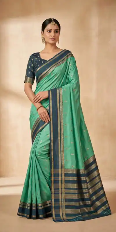MB 3325 Firozi in Color Banarasi Silk Zari Work & Lace Work Saree . Now at just ₹1949. Delivery 4-6 Working Days. Shop now. | Sarees, Bollywood Sarees, Creative Sarees, Designer Sarees, Embroidered Sarees, Ethnic Saree, Modern Digital sarees, Party Wear Sarees