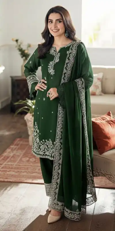 KF 1698 Green in French Crap Embroidery Work & Cut Work Salwar Suit . Introductory Price ₹2049. Delivery 4-6 Working Days. Shop now. | Jump Suits, Salwar suit, Casual Suits, Creative suits, Designer Suits, Palazzo Suits, Party Wear Suits, Patiala Suits, Straight Suits