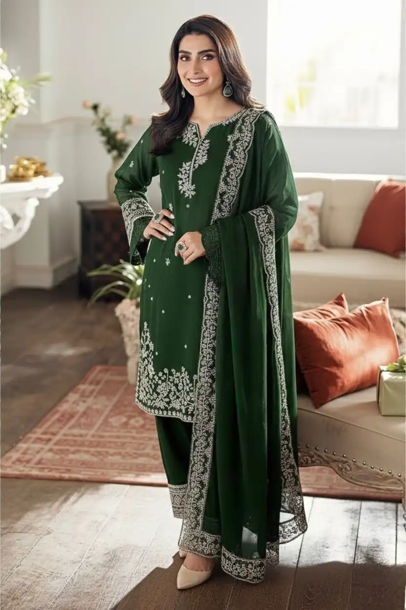 KF 1698 Green in French Crap Embroidery Work & Cut Work Salwar Suit . Introductory Price ₹2049. Delivery 4-6 Working Days. Shop now. | Jump Suits, Salwar suit, Casual Suits, Creative suits, Designer Suits, Palazzo Suits, Party Wear Suits, Patiala Suits, Straight Suits