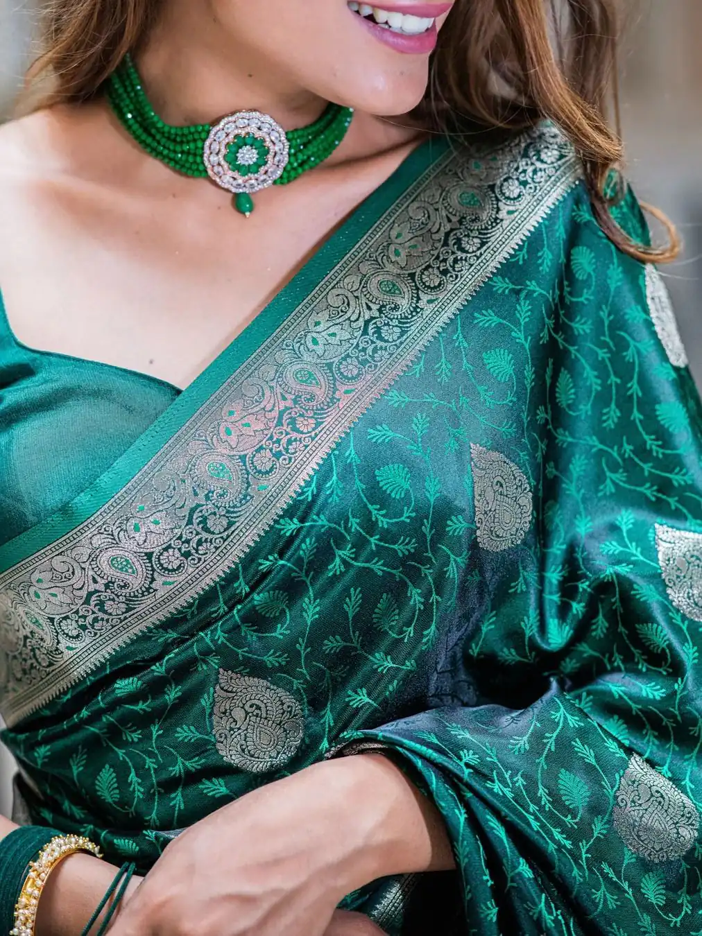 KPR 252 Green in Soft Lichi Silk Lace Work & Lace Border Saree. Affordable Price ₹1449. Delivery 4-6 Working Days. Shop now. | Sarees, Bollywood Sarees, Creative Sarees, Designer Sarees, Embroidered Sarees, Ethnic Saree, Modern Digital sarees, Party Wear Sarees