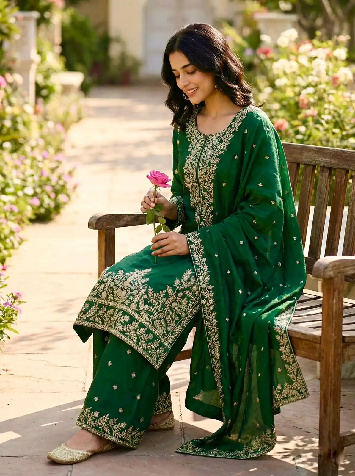 SRK 5316 Green Organza Silk Salwar Suit Perfect for Wedding, Party, Makar Sankranti, Eid, Durga Puja – . Affordable Price ₹2149. Delivery 4-6 Workin | Jump Suits, Salwar suit, Casual Suits, Creative suits, Designer Suits, Palazzo Suits, Party Wear Suits, Patiala Suits, Straight Suits
