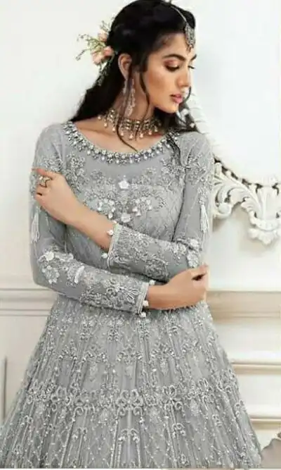 FC 108 Grey in Heavy Net Stone Work & Embroidery Work Salwar Suit . Get it for ₹2149. Delivery 4-6 Working Days. Shop now. | Jump Suits, Salwar suit, Casual Suits, Creative suits, Designer Suits, Palazzo Suits, Party Wear Suits, Patiala Suits, Straight Suits