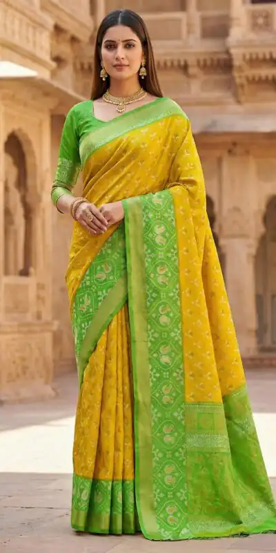 MB 6135 Lime Yellow Color Pochampalli Silk Zari Woven Work Saree t. Grab it for ₹2049. Delivery 4-6 Working Days .Online Shop now. | Sarees, Bollywood Sarees, Creative Sarees, Designer Sarees, Embroidered Sarees, Ethnic Saree, Modern Digital sarees, Party Wear Sarees
