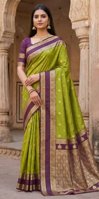 MB 3324 Mahendi in Color Banarasi Silk Zari Work & Lace Work Saree . Now at just ₹1949. Delivery 4-6 Working Days. Shop now. | Sarees, Bollywood Sarees, Creative Sarees, Designer Sarees, Embroidered Sarees, Ethnic Saree, Modern Digital sarees, Party Wear Sarees