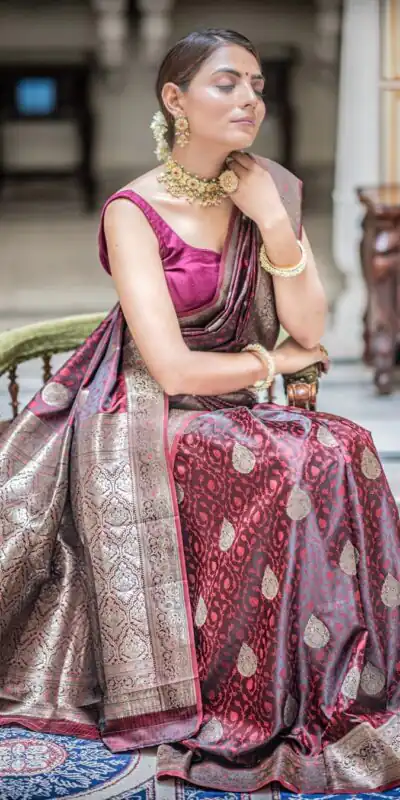 KPR 252 Maroon in Soft Lichi Silk Lace Work & Lace Border Saree. Affordable Price ₹1449. Delivery 4-6 Working Days. Shop now. | Sarees, Bollywood Sarees, Creative Sarees, Designer Sarees, Embroidered Sarees, Ethnic Saree, Modern Digital sarees, Party Wear Sarees