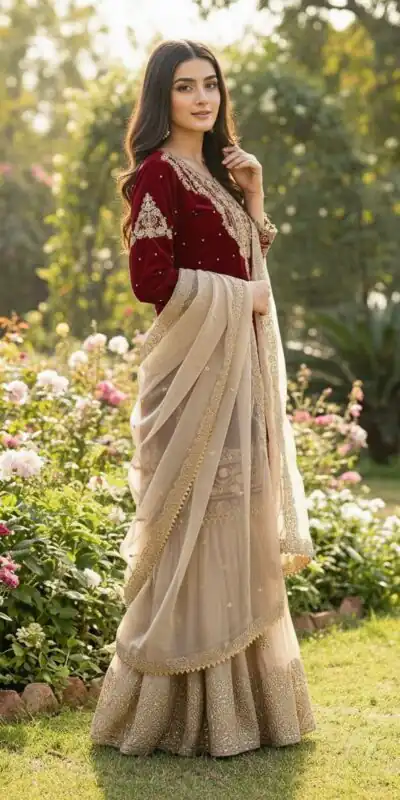 SR 1694 Maroon Organza Silk Salwar Suit with Embroidery Work & Lace Work. Exclusive Offer ₹1999. Delivery 4-6 Working Days. Shop now. | Jump Suits, Salwar suit, Casual Suits, Creative suits, Designer Suits, Palazzo Suits, Party Wear Suits, Patiala Suits, Straight Suits